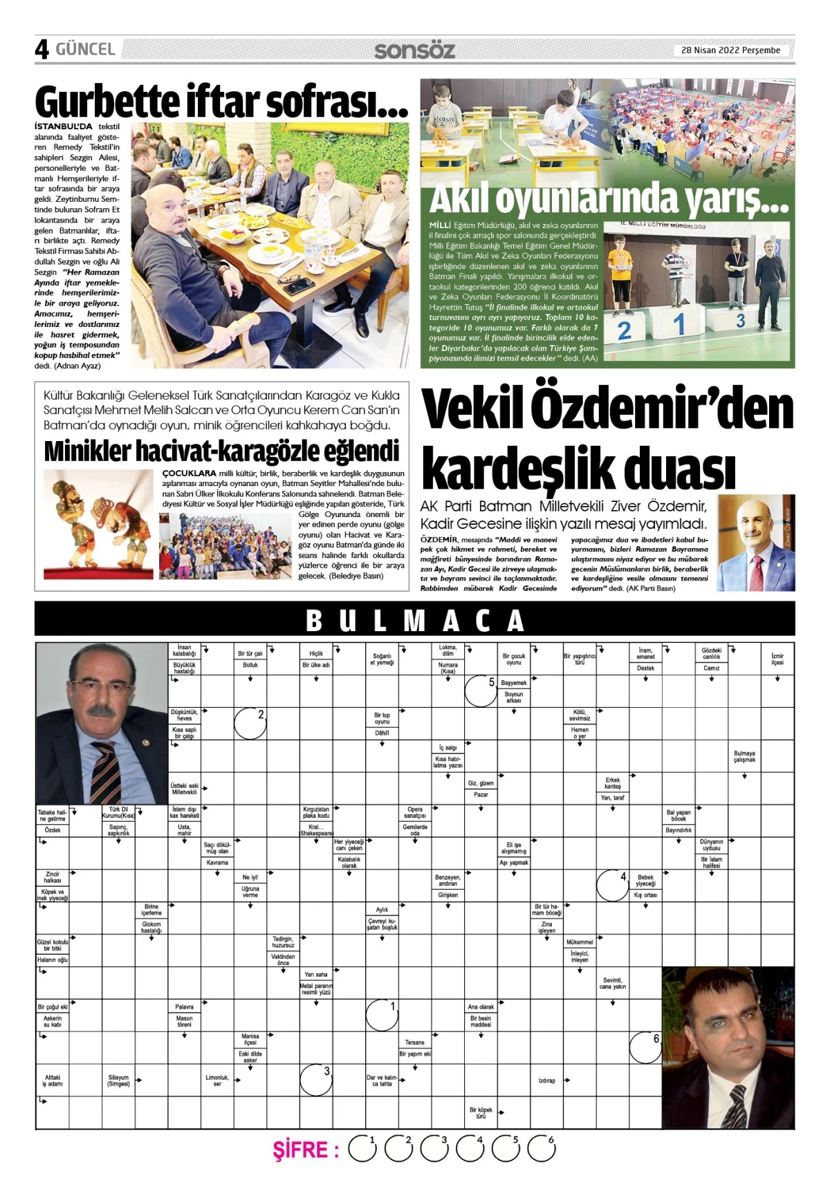 28 Nisan 2022 E-gazete
