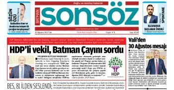 30 Ağustos 2022 e gazete