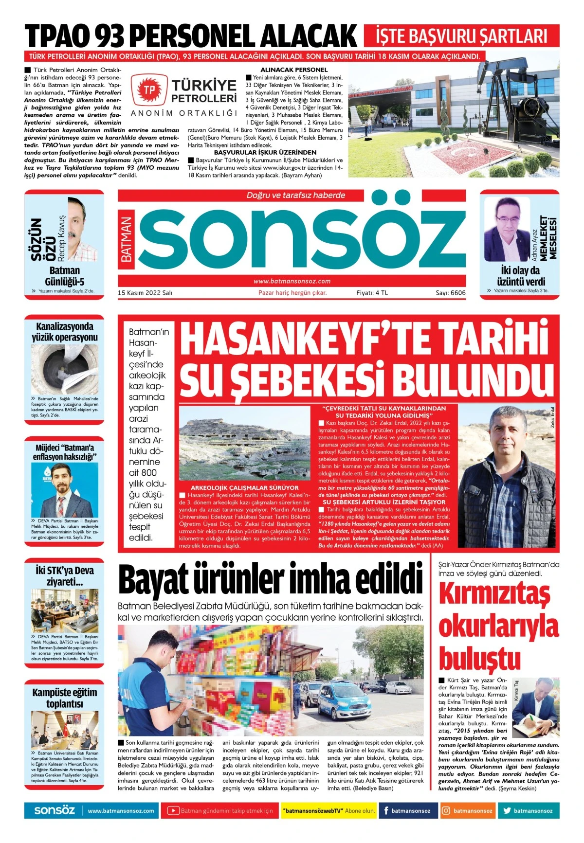 15 Kasım 2022 e-gazete
