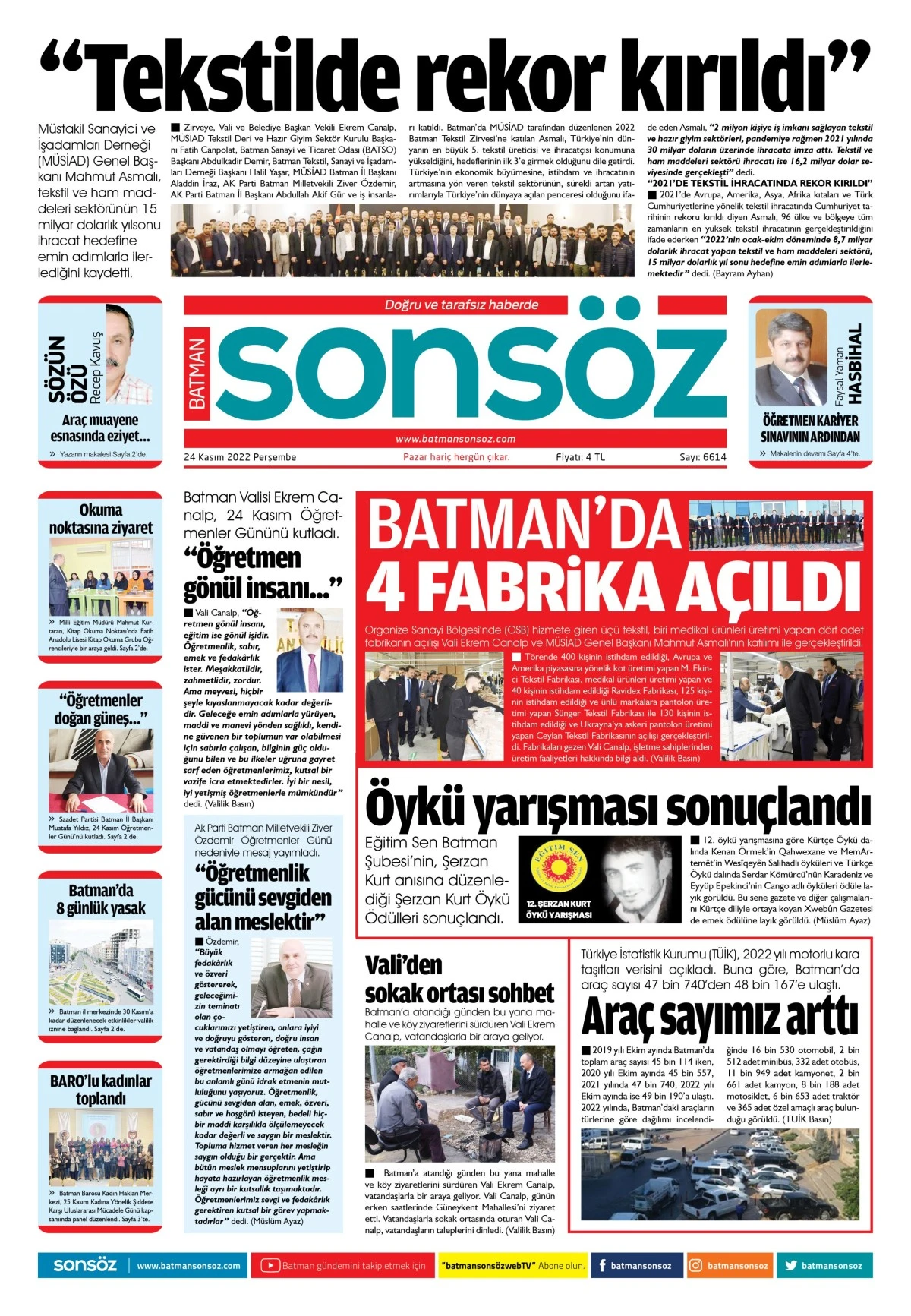 24 Kasım 2022 e-gazete