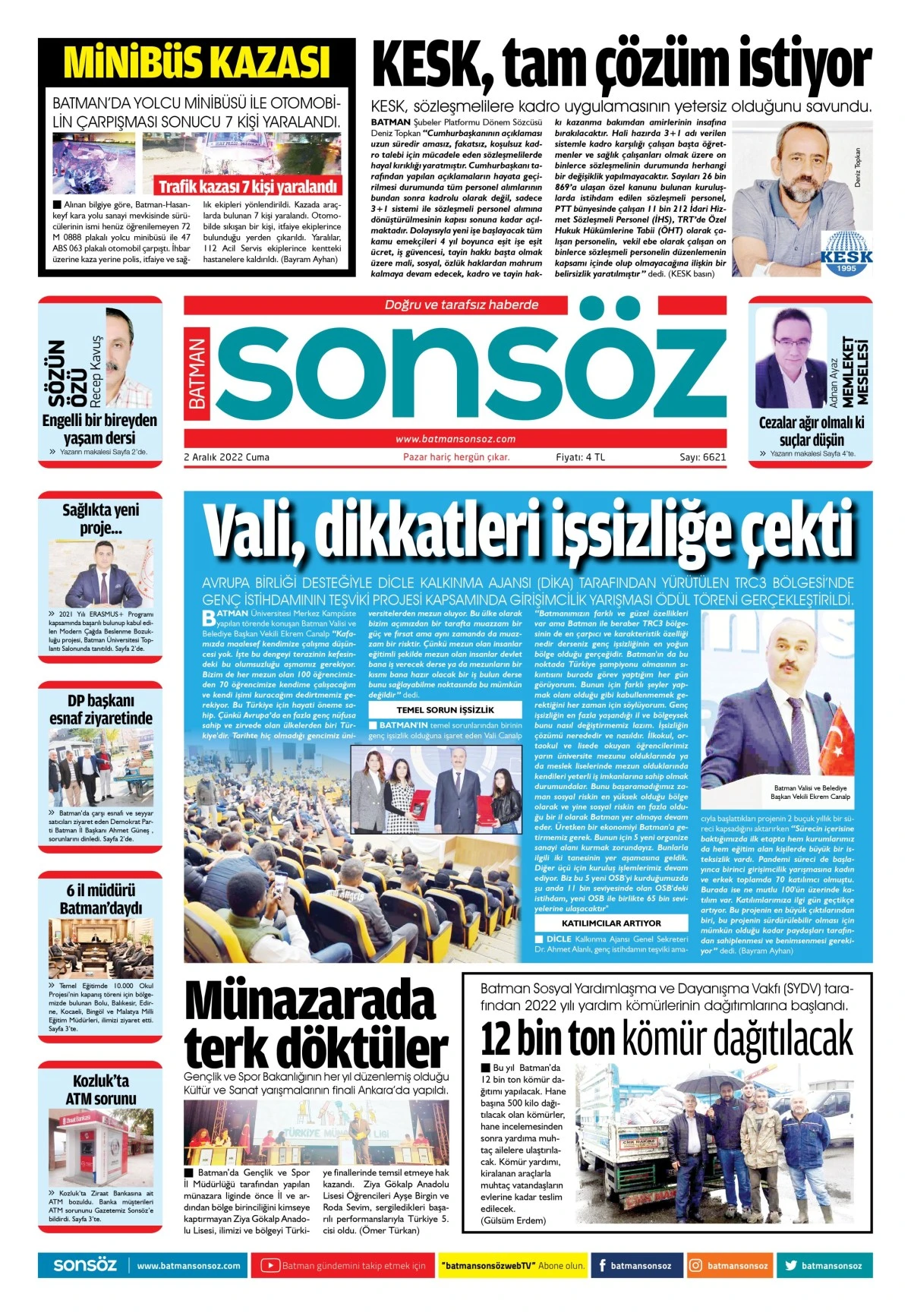 2 Kasım 2022 e-gazete