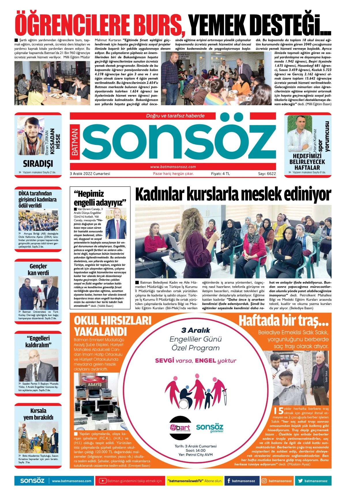 3 Kasım 2022 e-gazete
