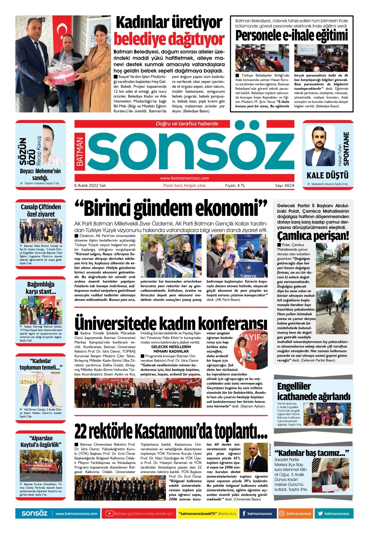 6 Aralık 2022 e-gazete