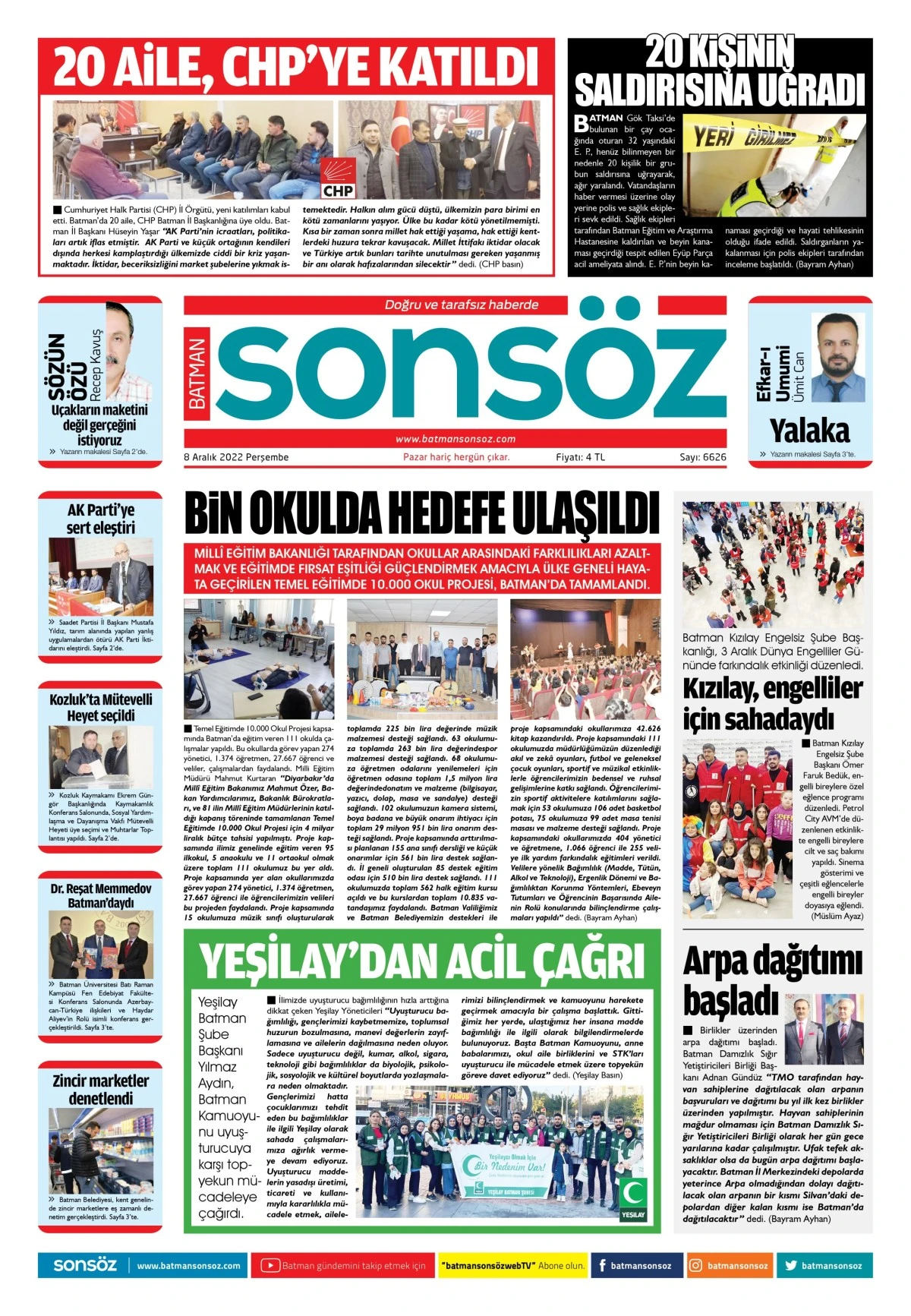 8 ARALIK 2022 e-gazete