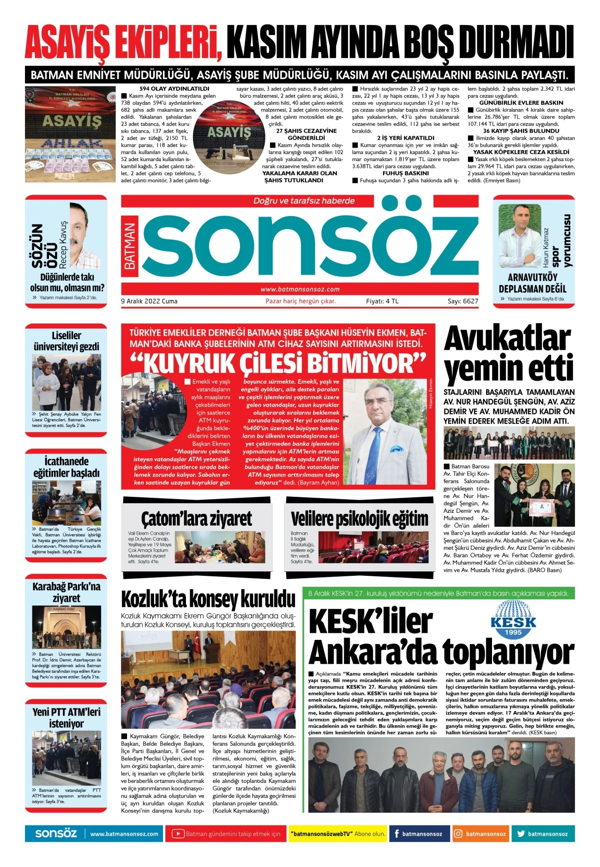 9 Kasım 2022 e-gazete