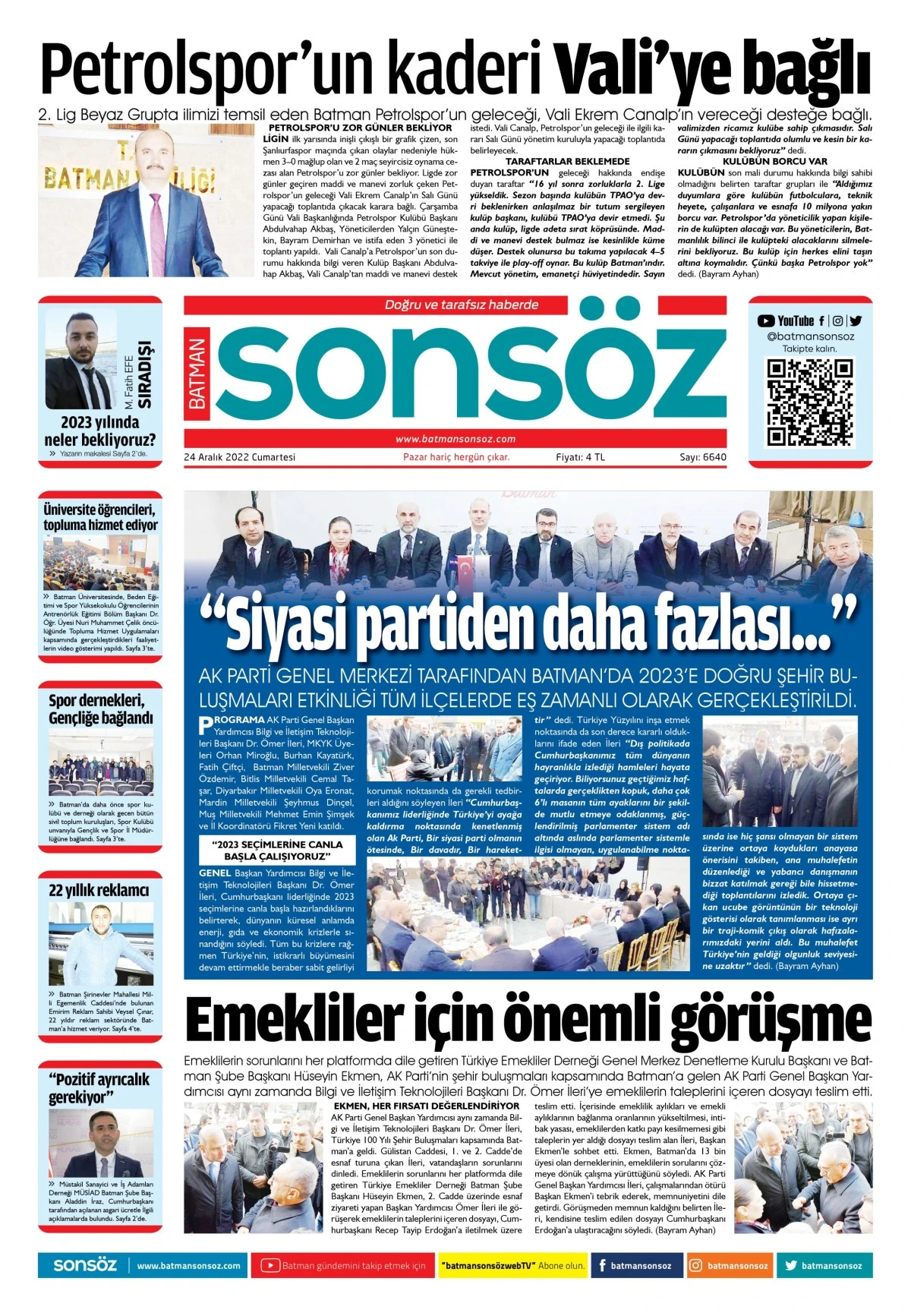 24 Aralık 2022 e-gazete