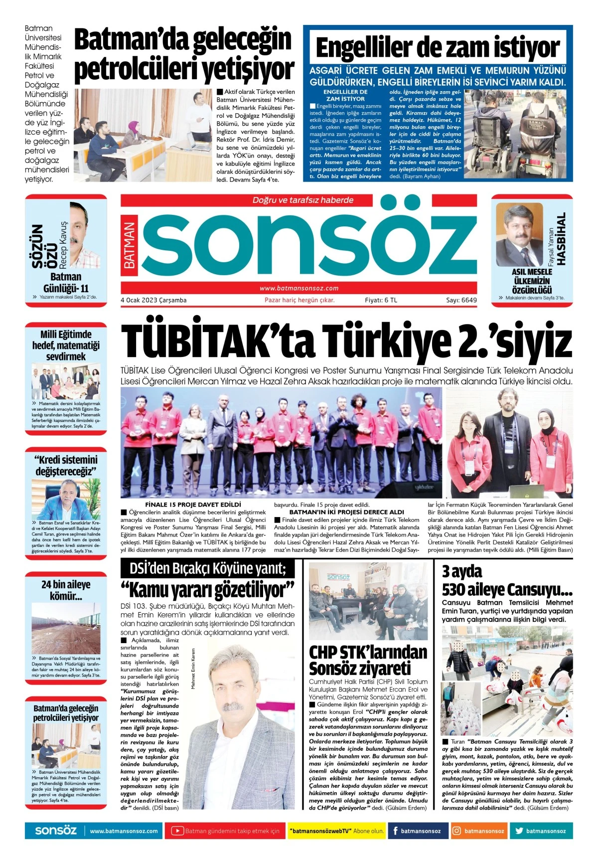 4 Ocak 2023 e-gazete