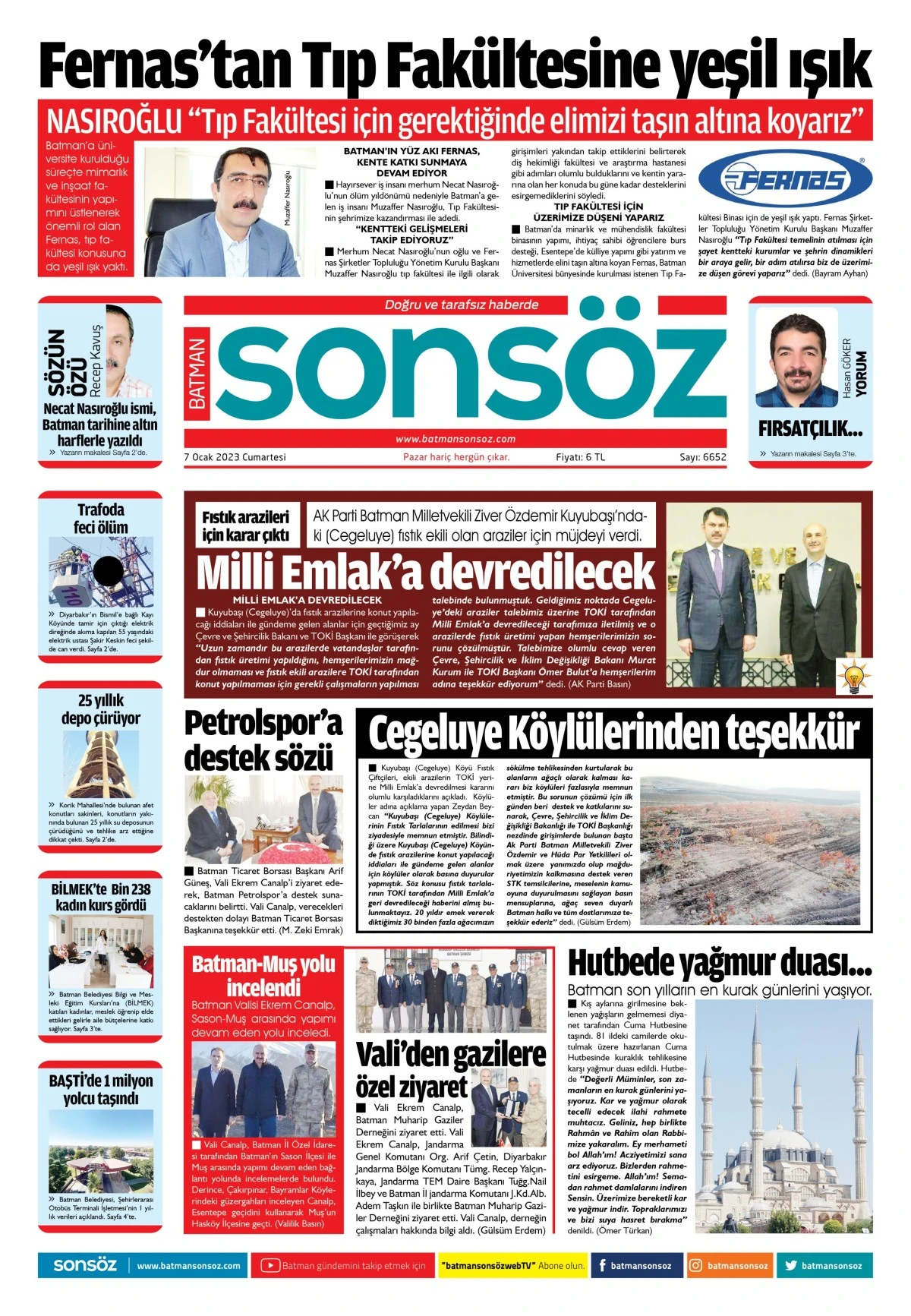 7 Ocak 2023 e-gazete