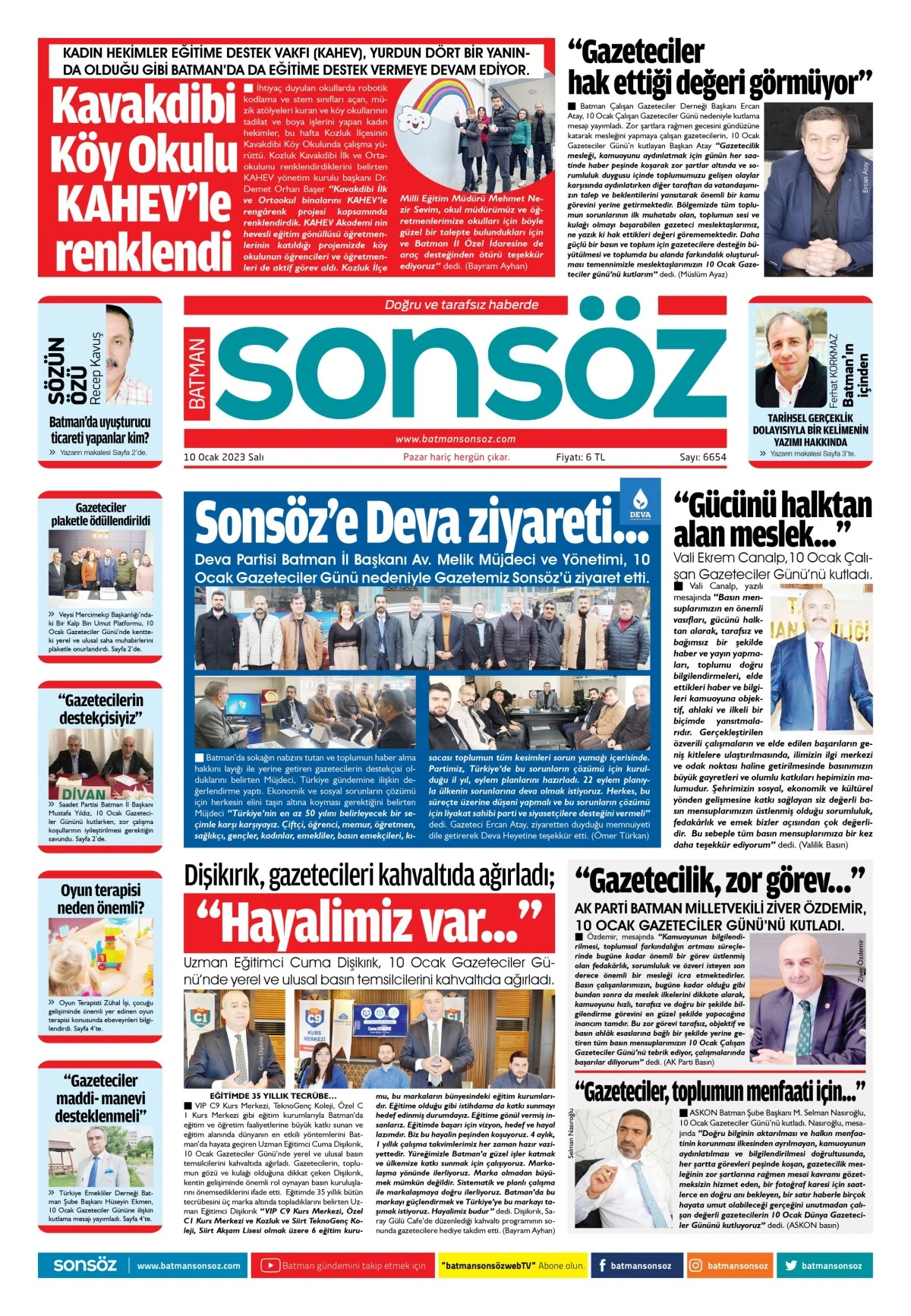 10 Ocak 2023 e-gazete