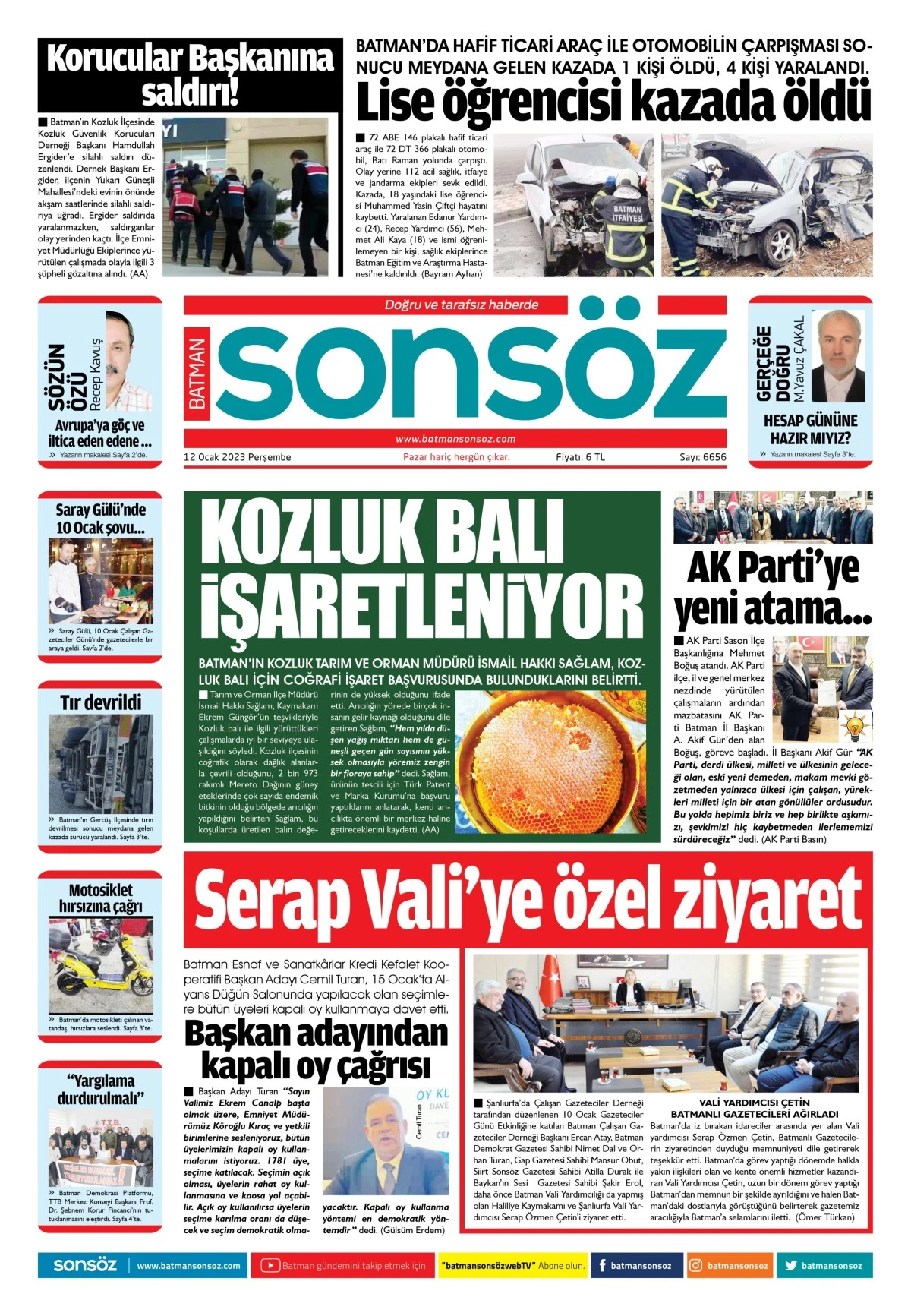 12 Ocak 2023 e-gazete