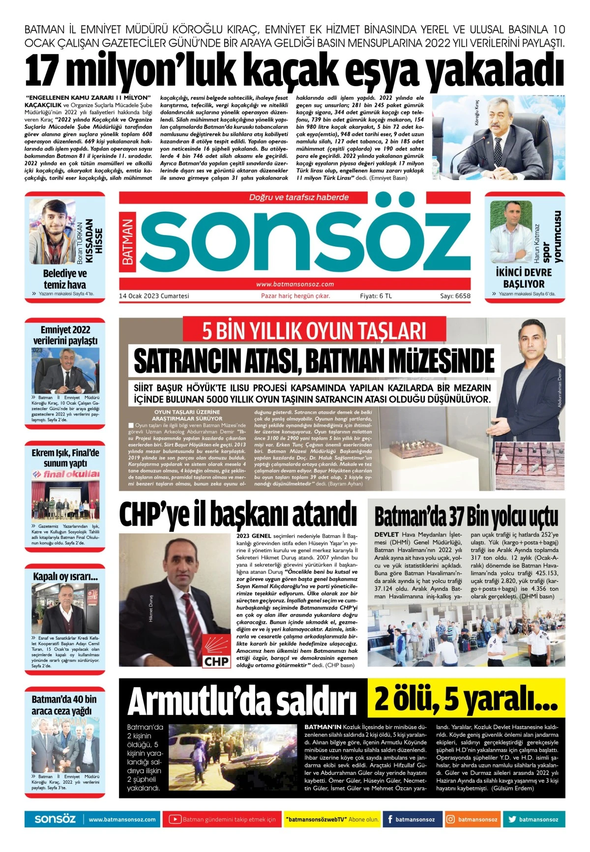 14 Ocak 2023 e-gazete