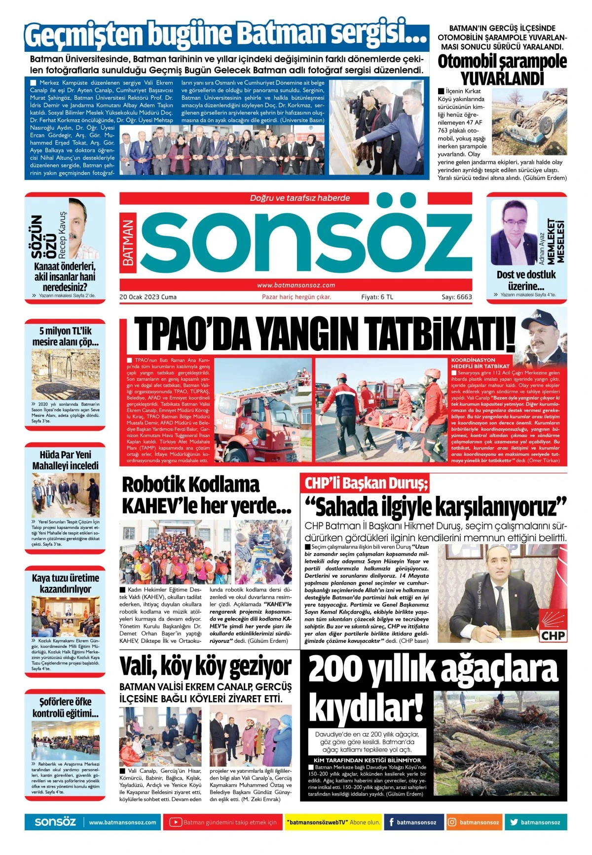 20 Ocak 2023 e-gazete