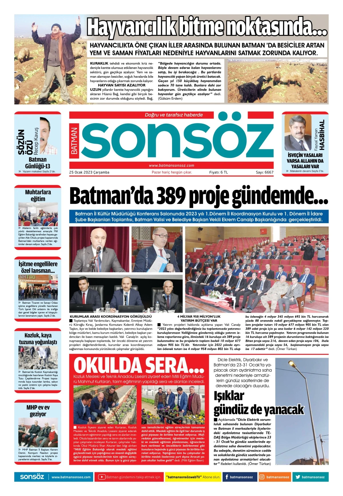 25 Ocak 2023 e-gazete