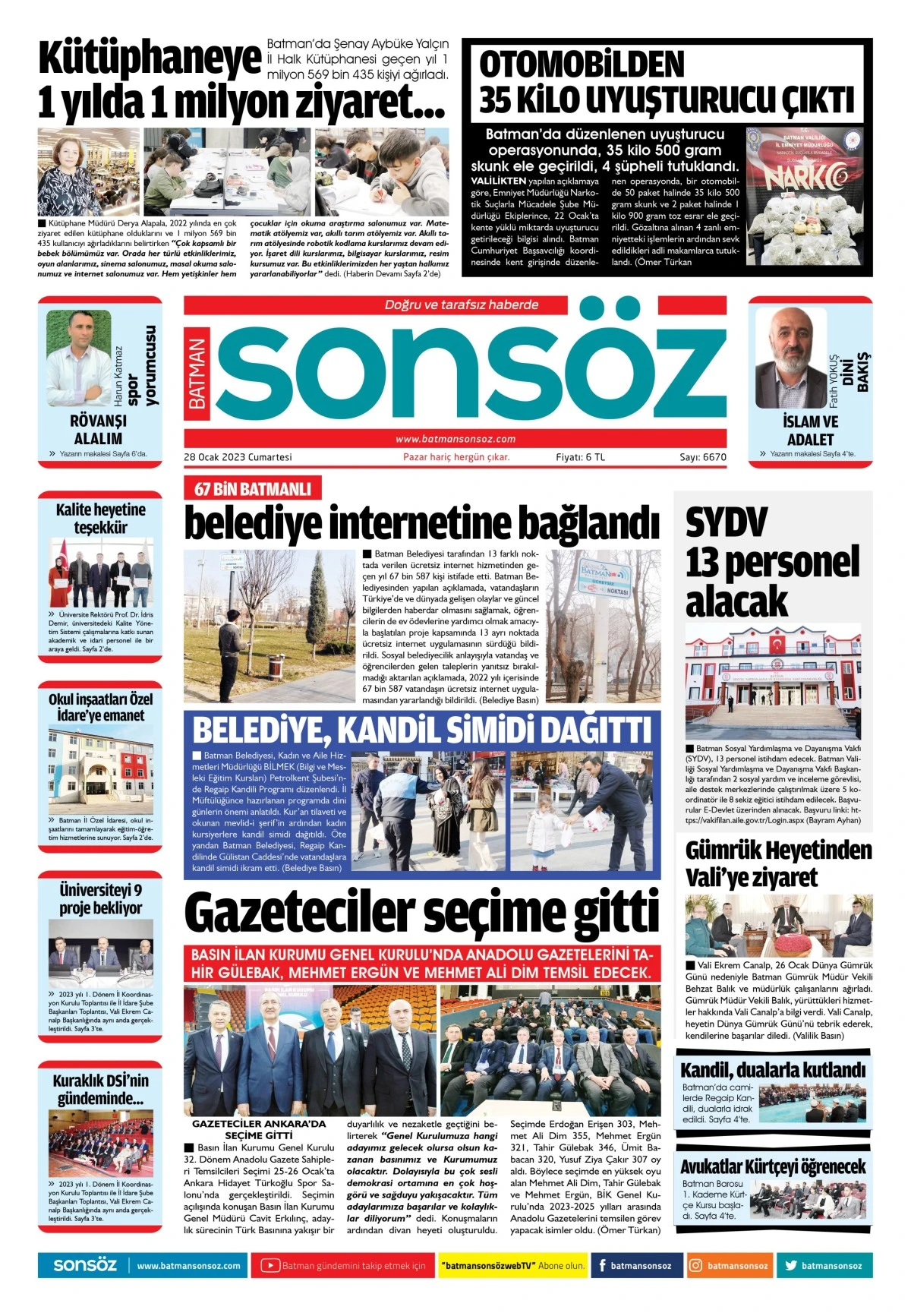 27 Ocak 2023 e-gazete