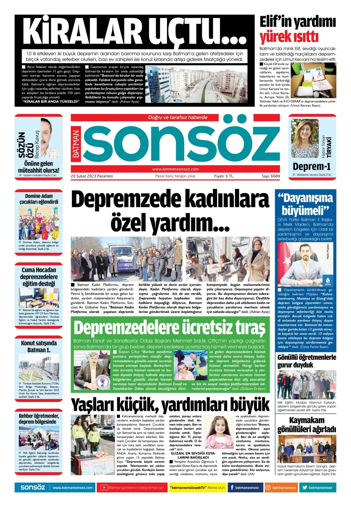 20 Şubat 2023 - egazete