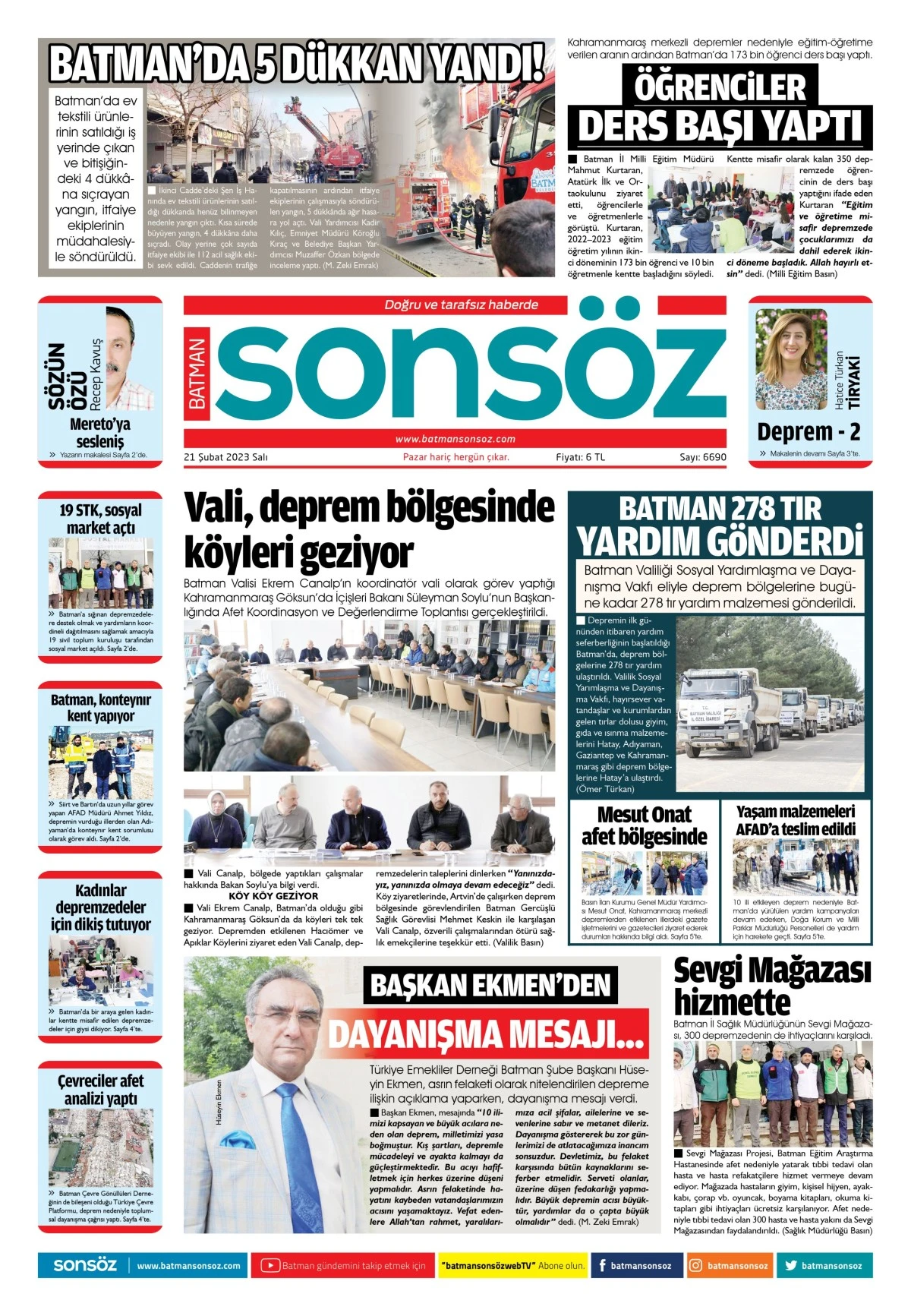 20 Şubat 2023 e-gazete