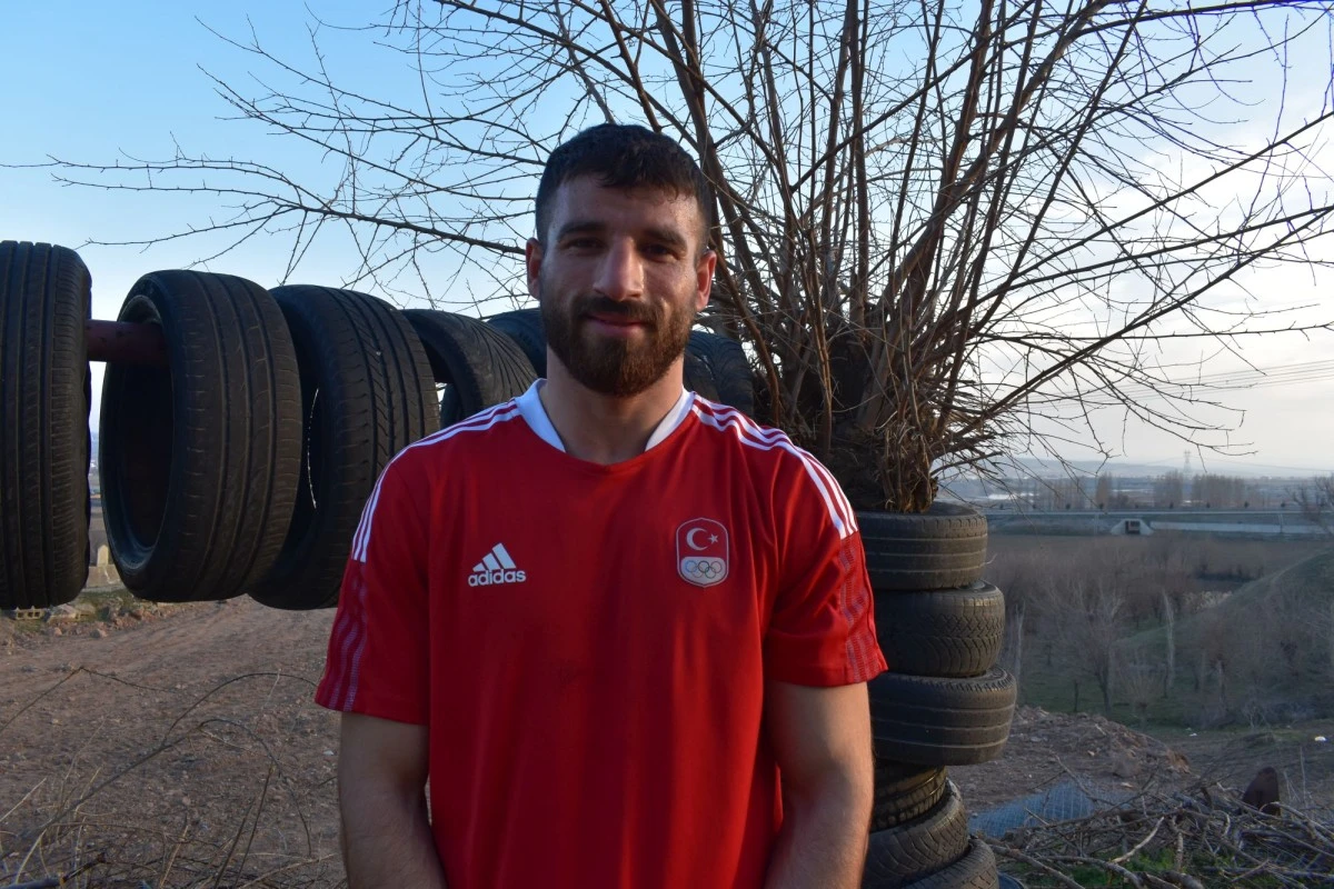 Şampiyonun hedefi, annesine iki inek almak