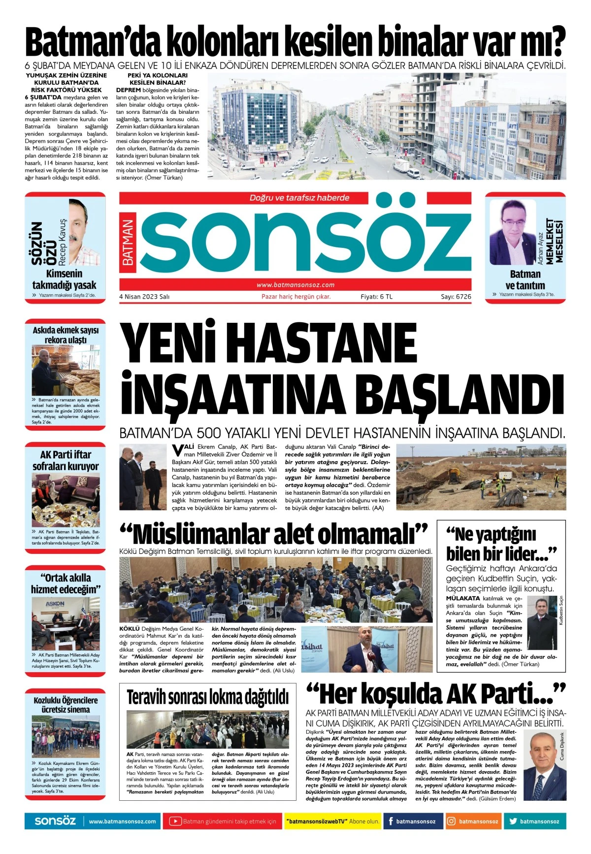 4 Nisan 2023 e-gazete