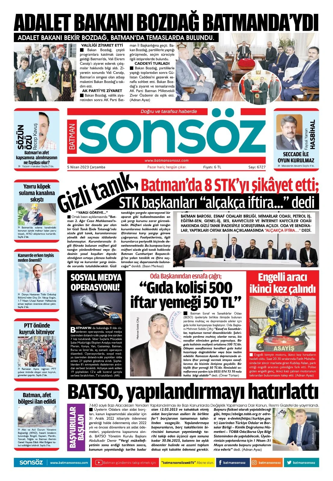 5 Nisan 2023 e-gazete
