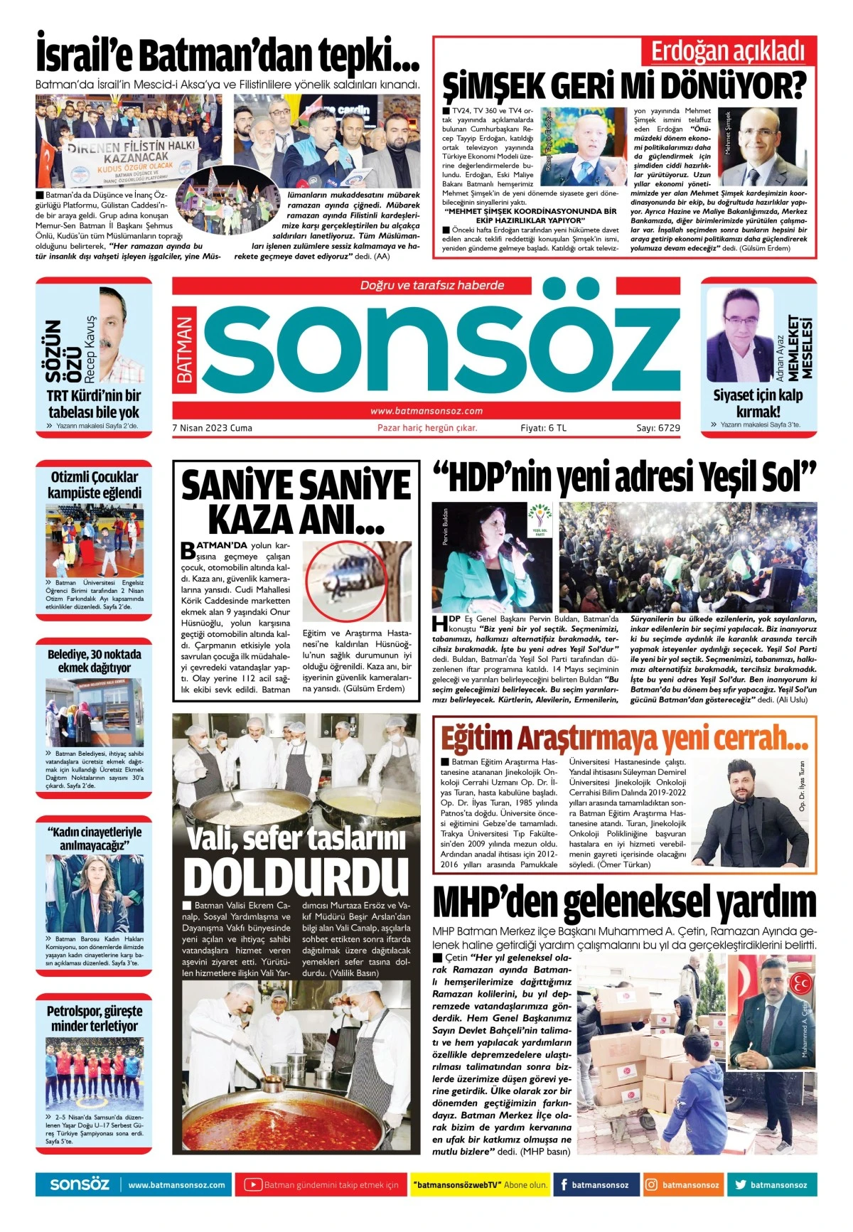 7 Nisan 2023 e-gazete
