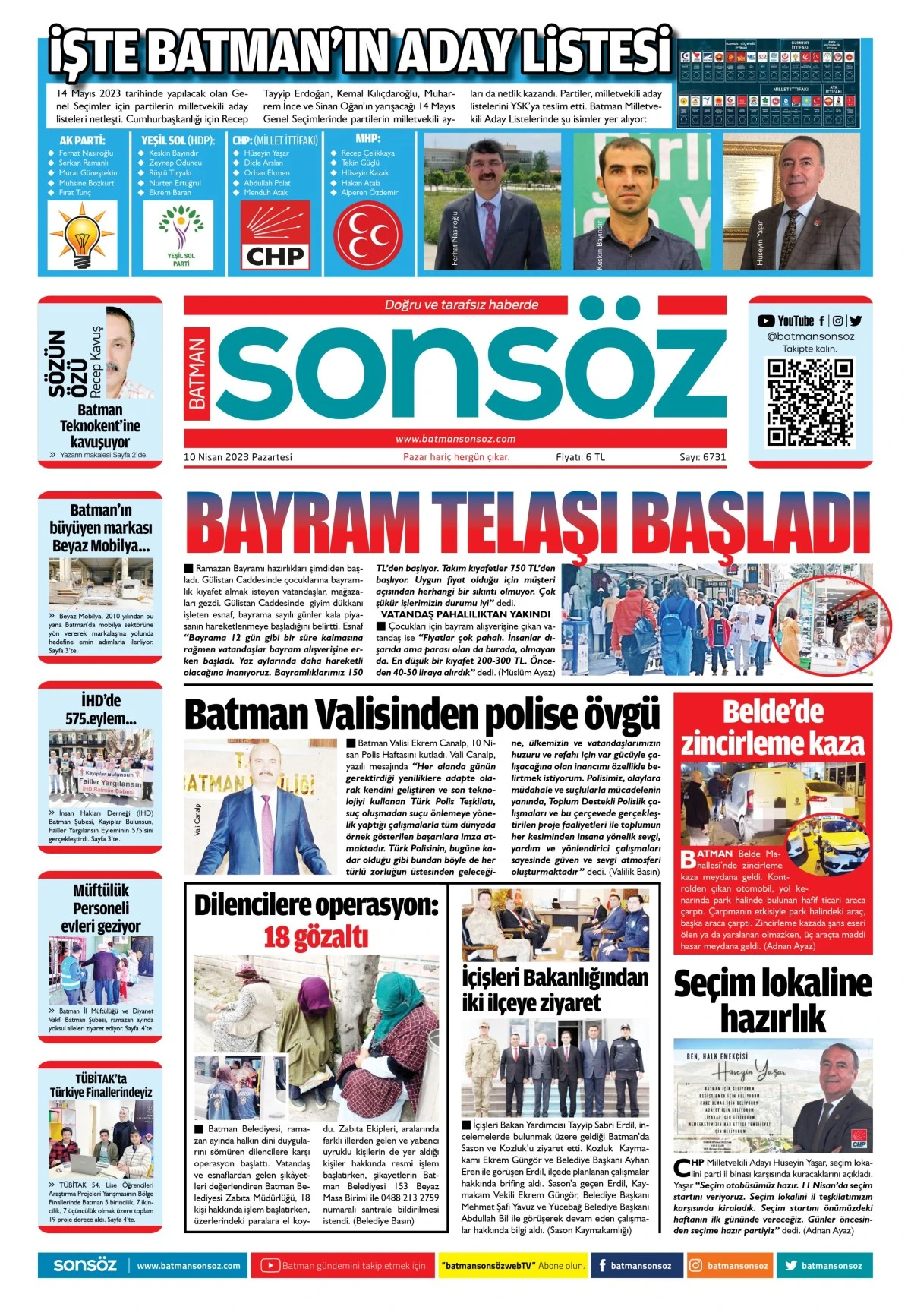 10 Nisan 2023 e-gazete
