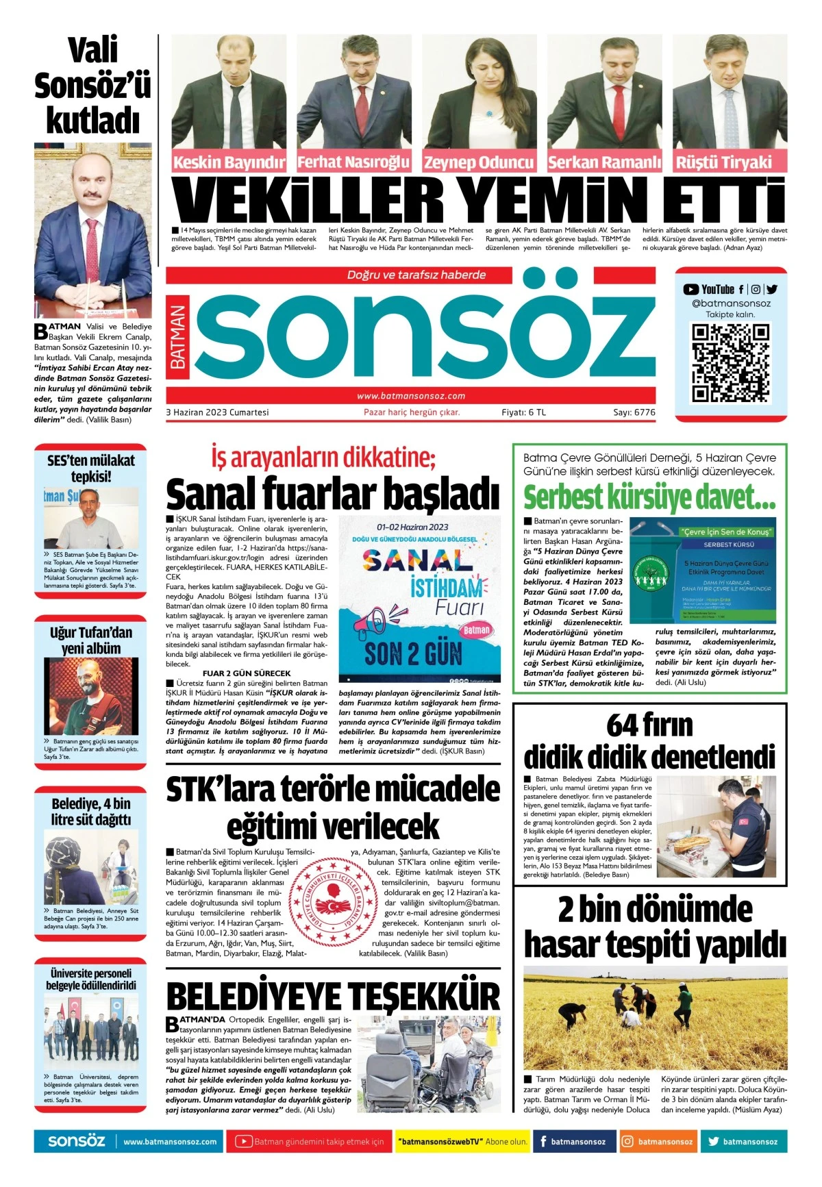 3 Mayıs 2023 e-gazete