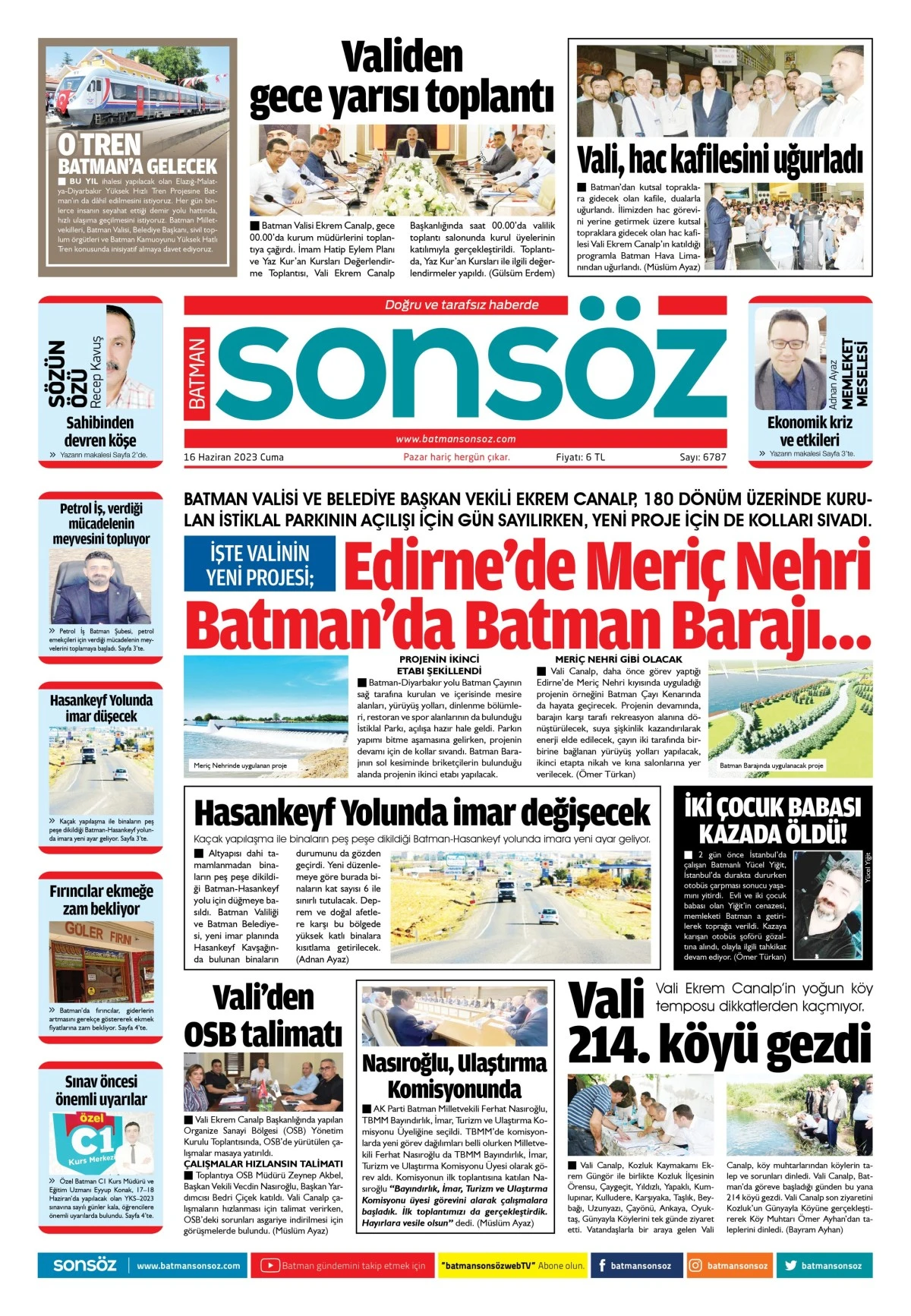 16 Haziran e-gazete