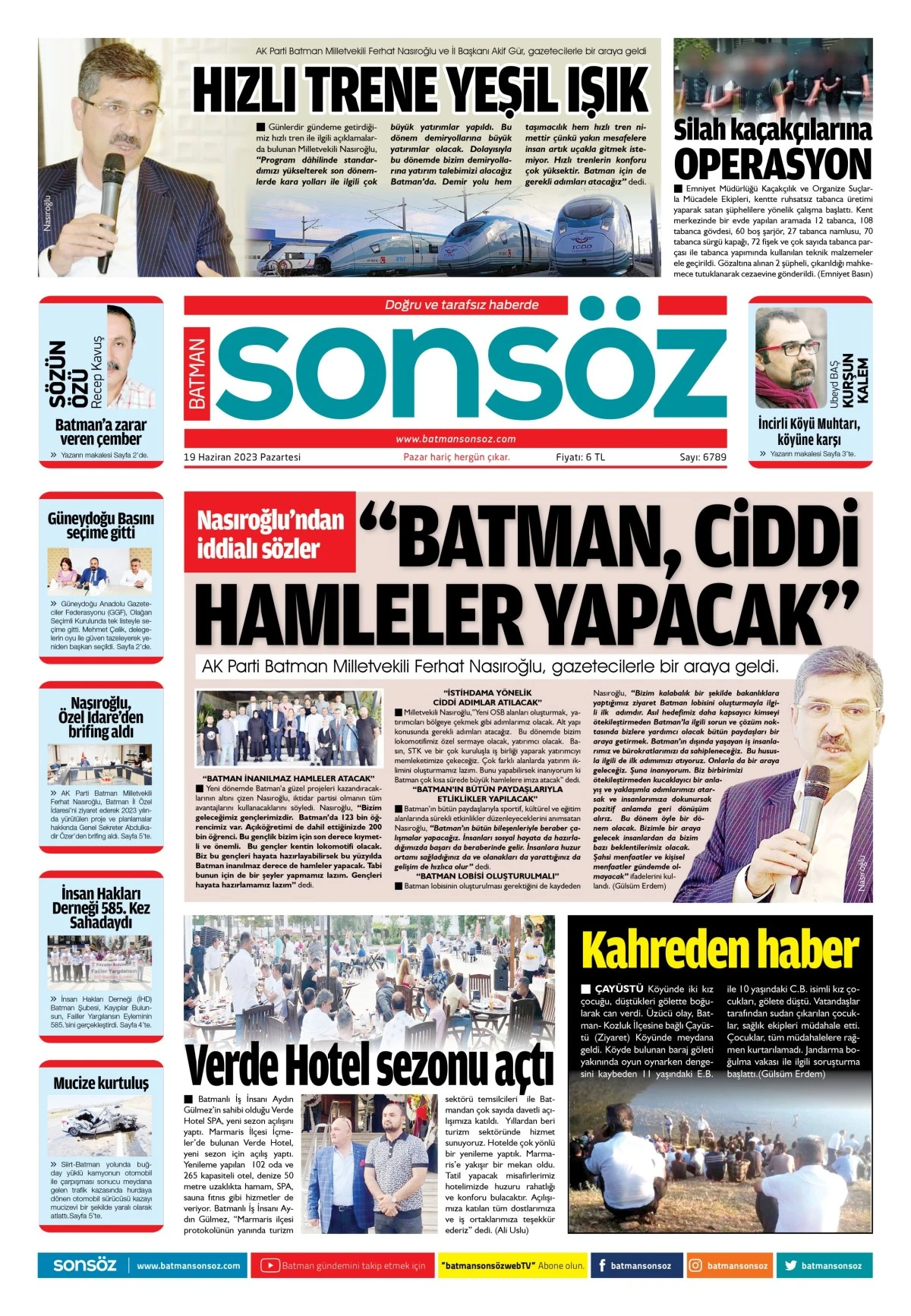 19 Haziran 2023 e-gazete
