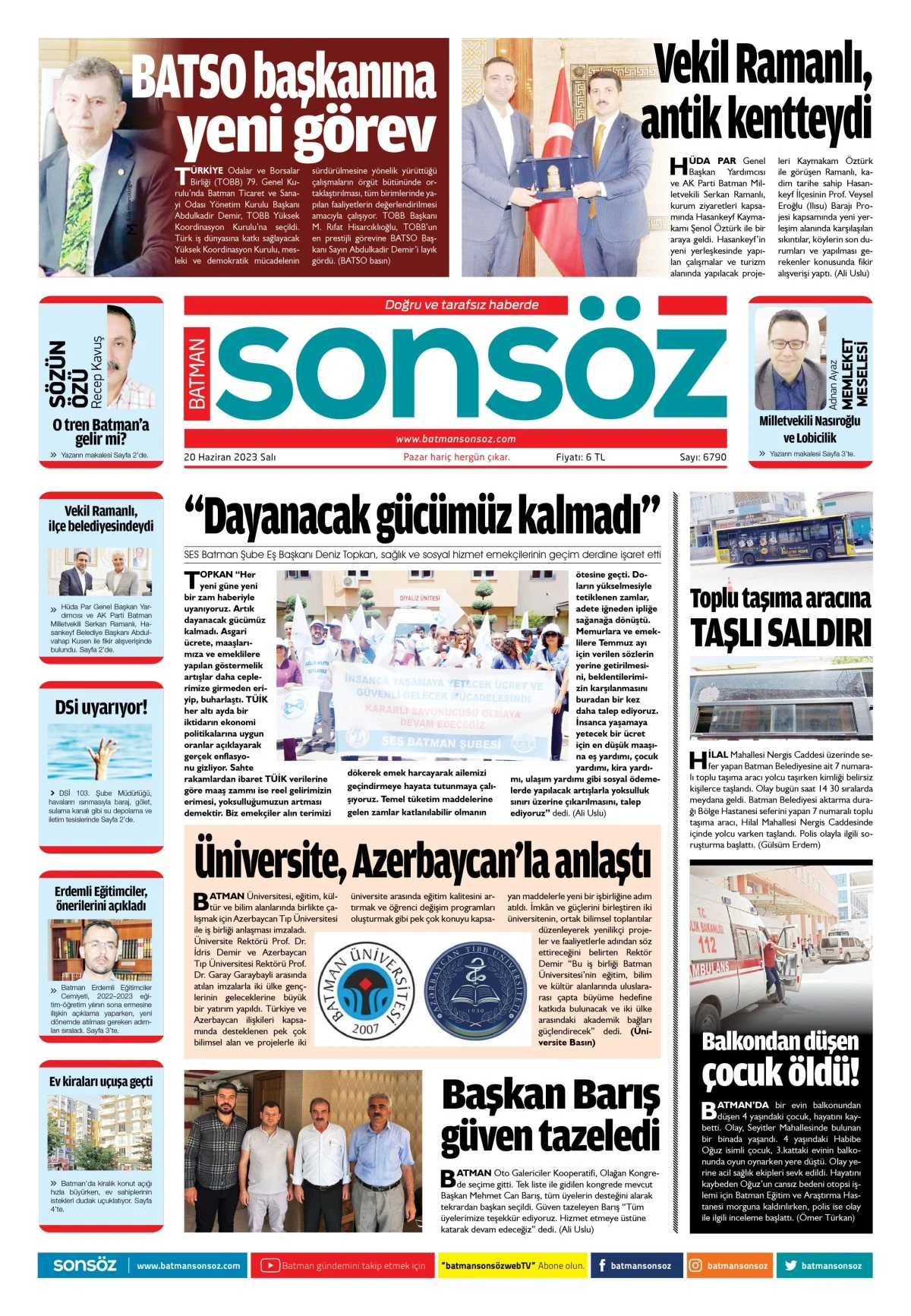 20 Haziran 2023 e-gazete