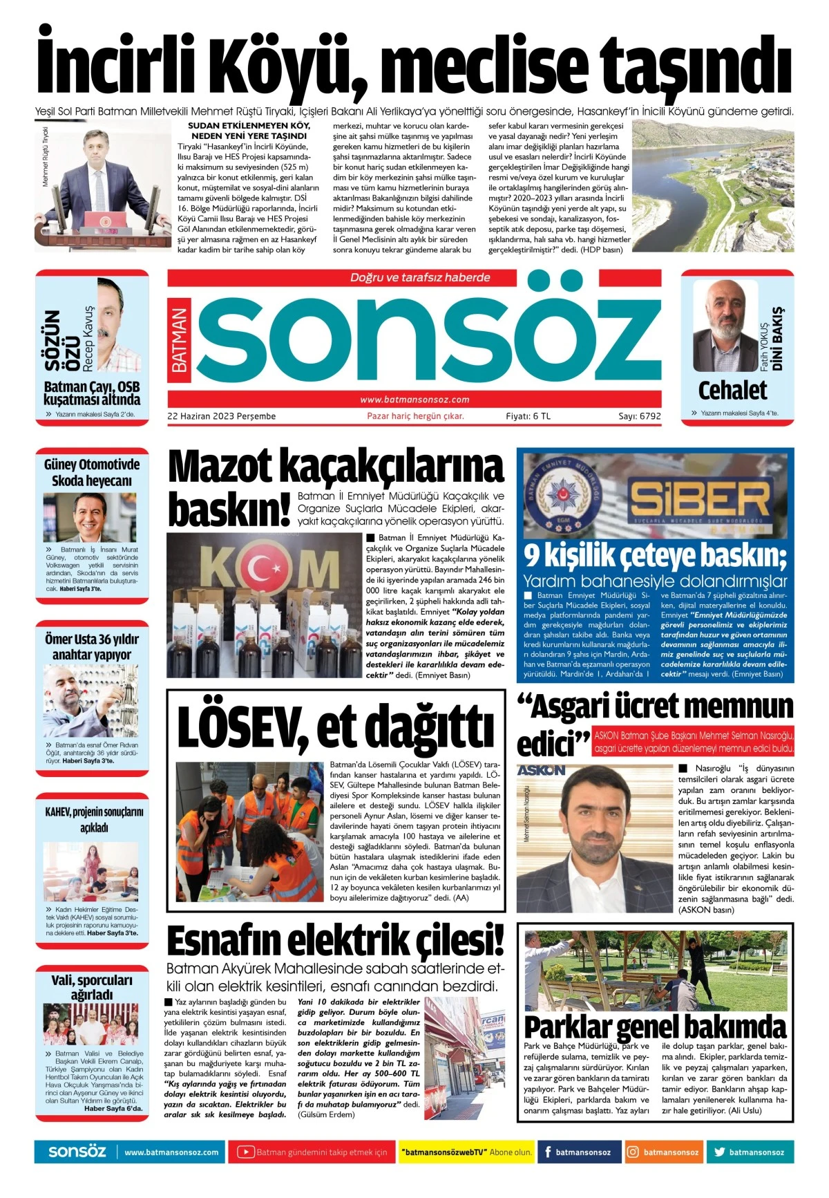 22 Haziran 2023 e-gazete