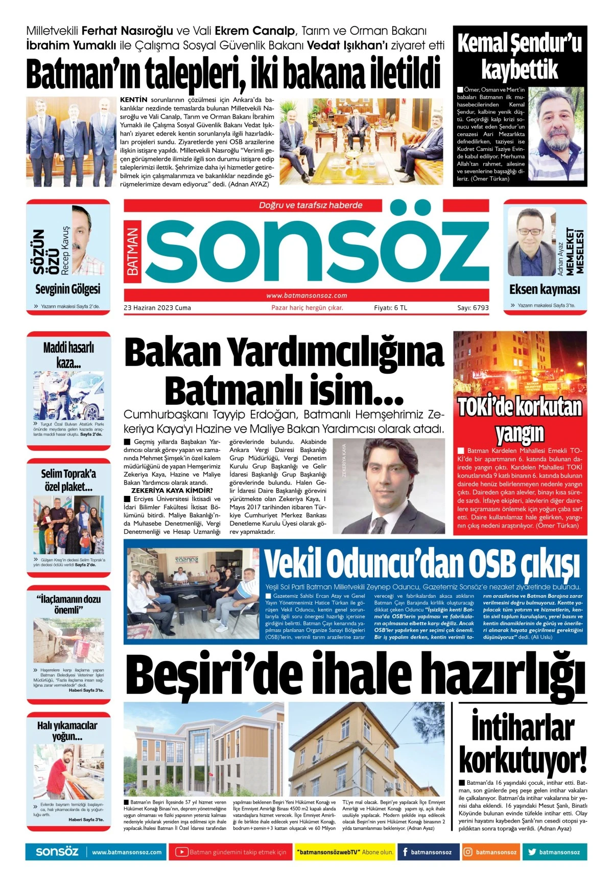 23 Haziran 2023 e-gazete