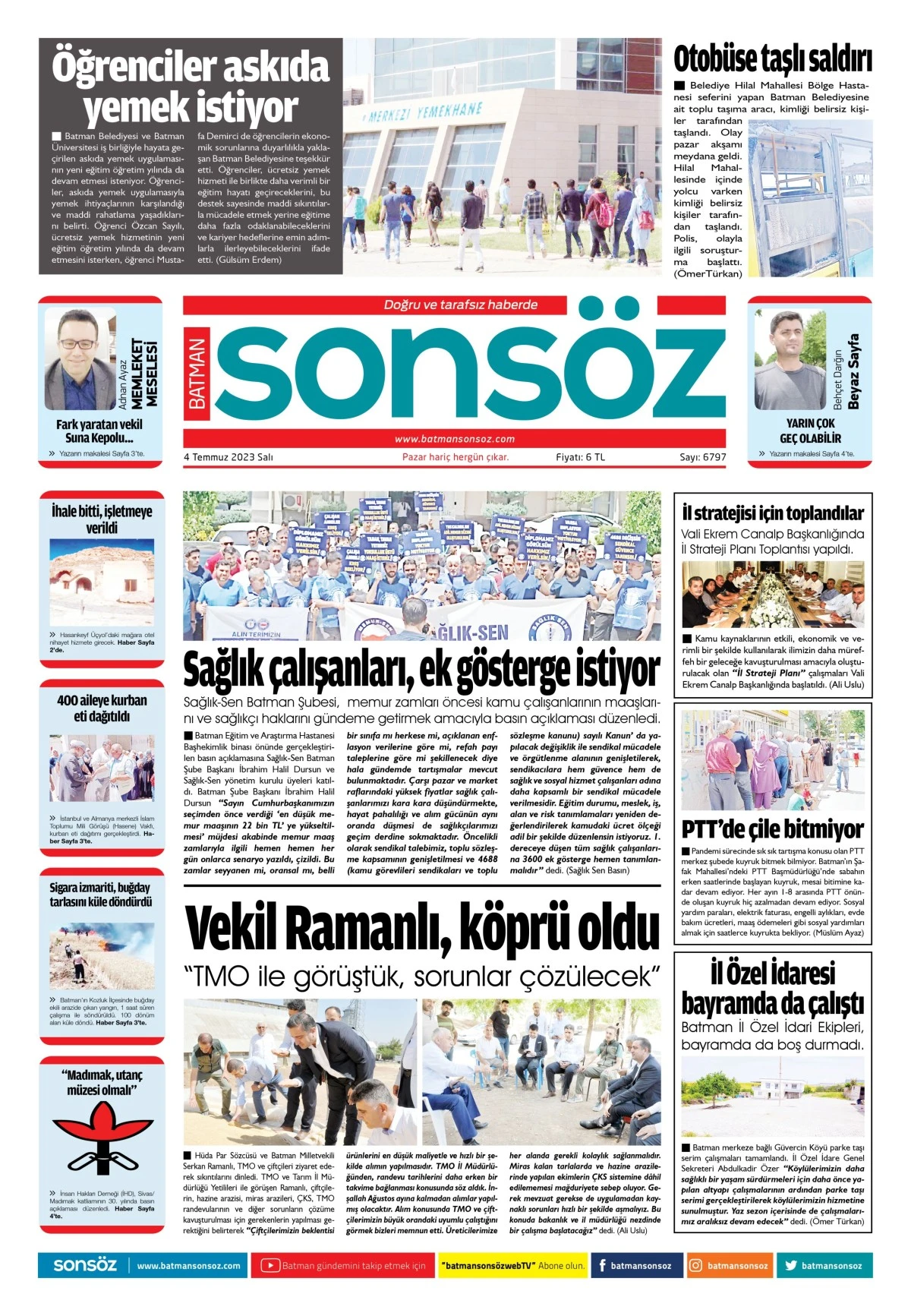 4 Temmuz 2023 e-gazete