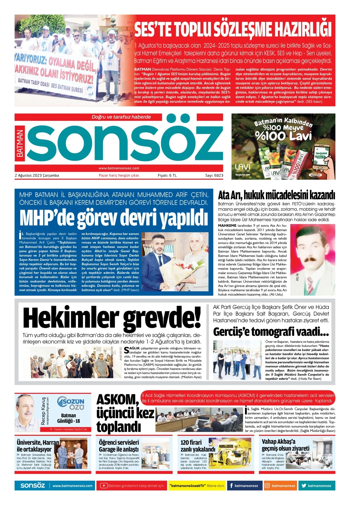 2 Ağustos e-gazete