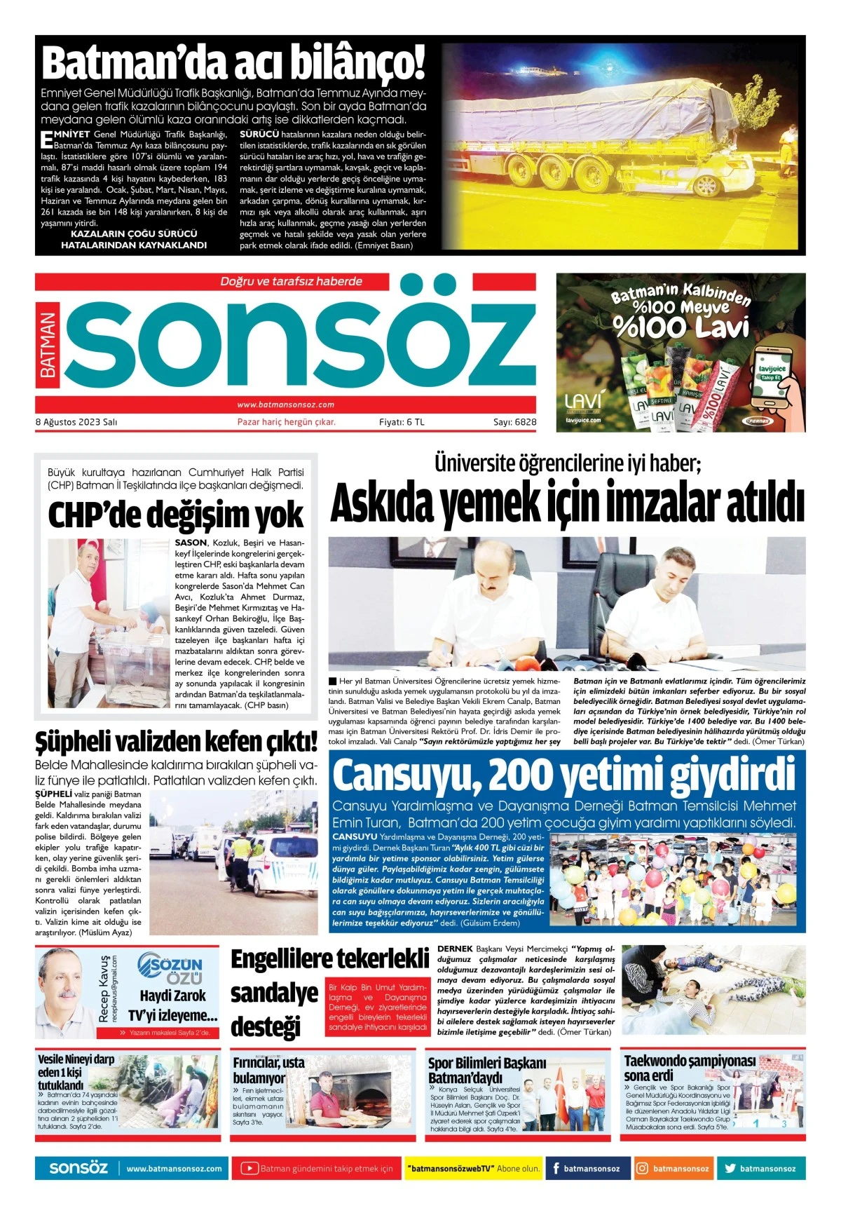 8 Ağustos e-gazete