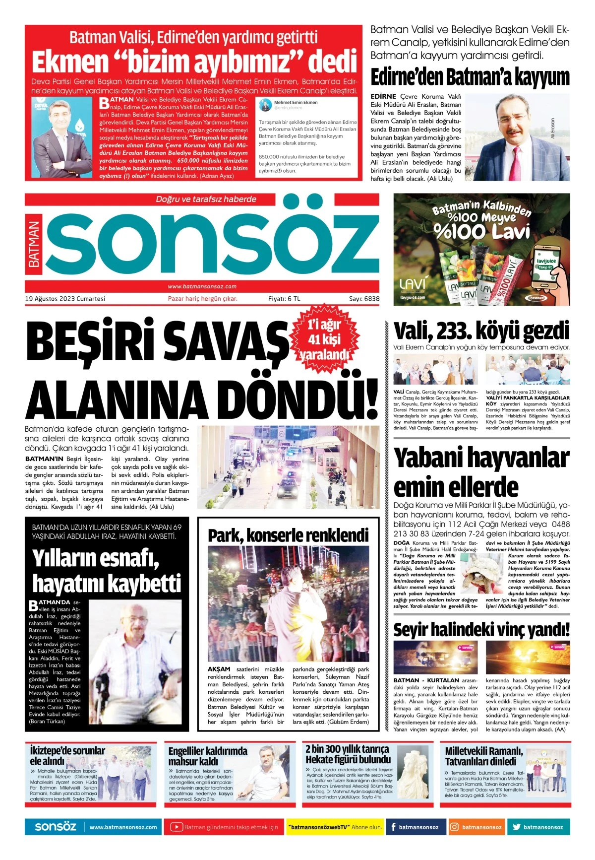 19 Ağustos e-gazete