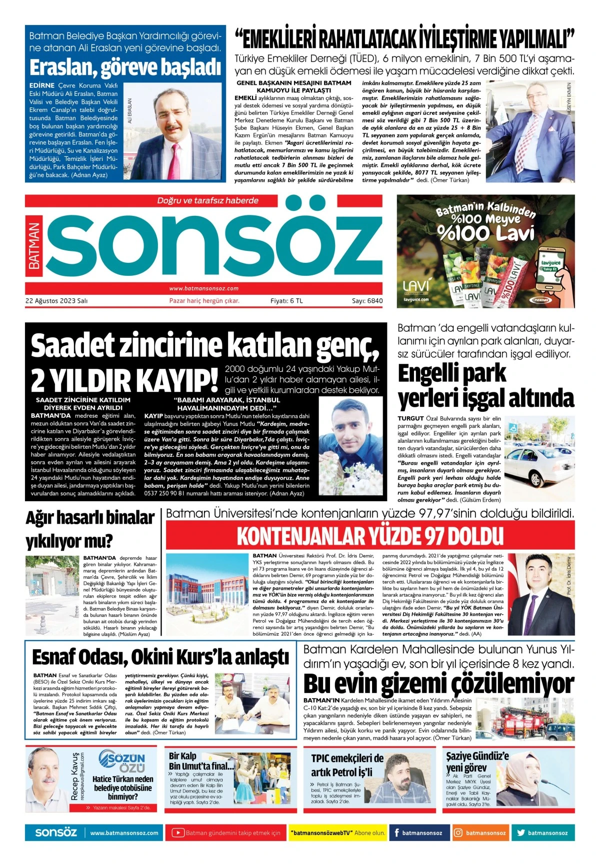 22 Ağustos e-gazete