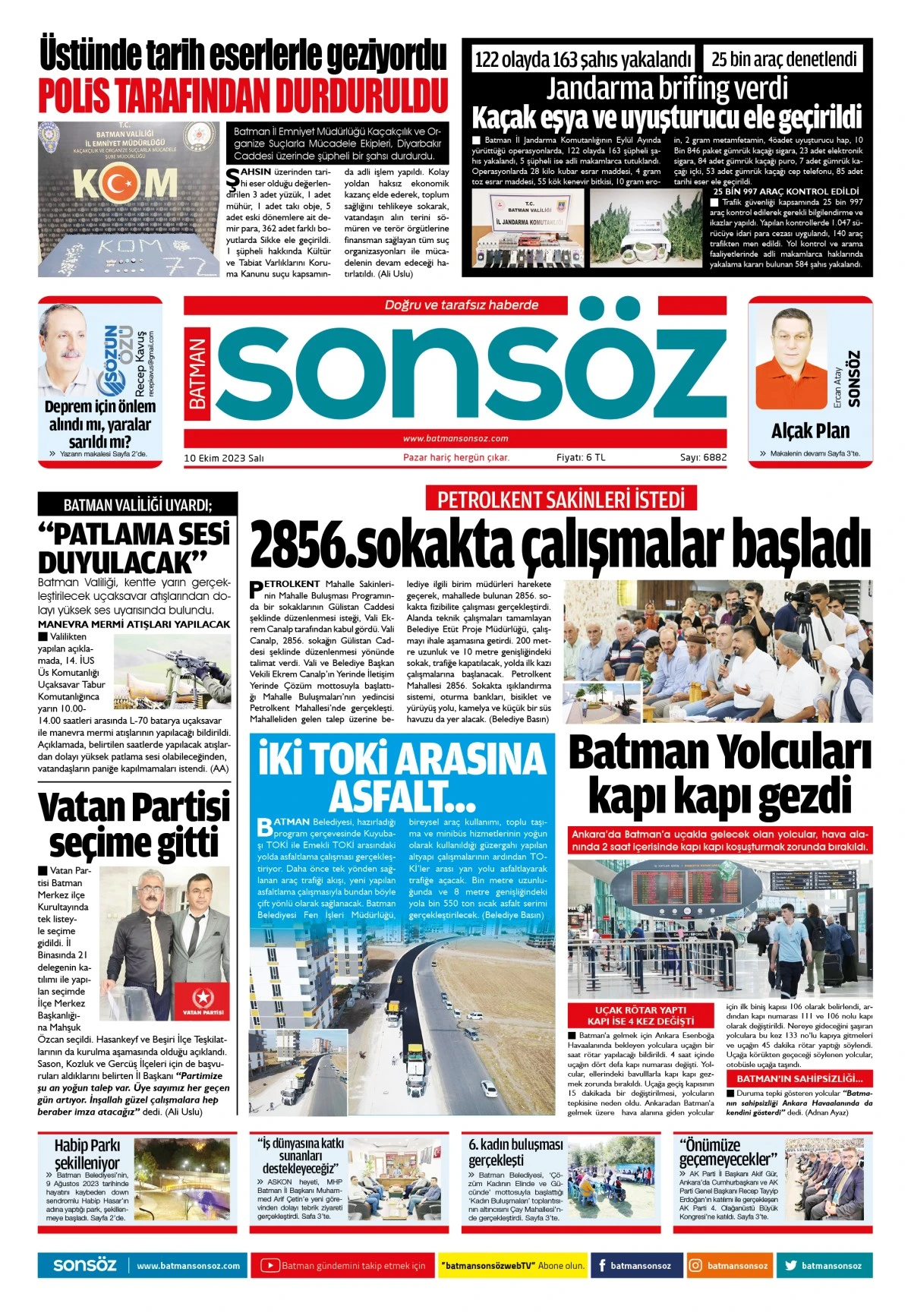 10 Ekim 2023 e-gazete