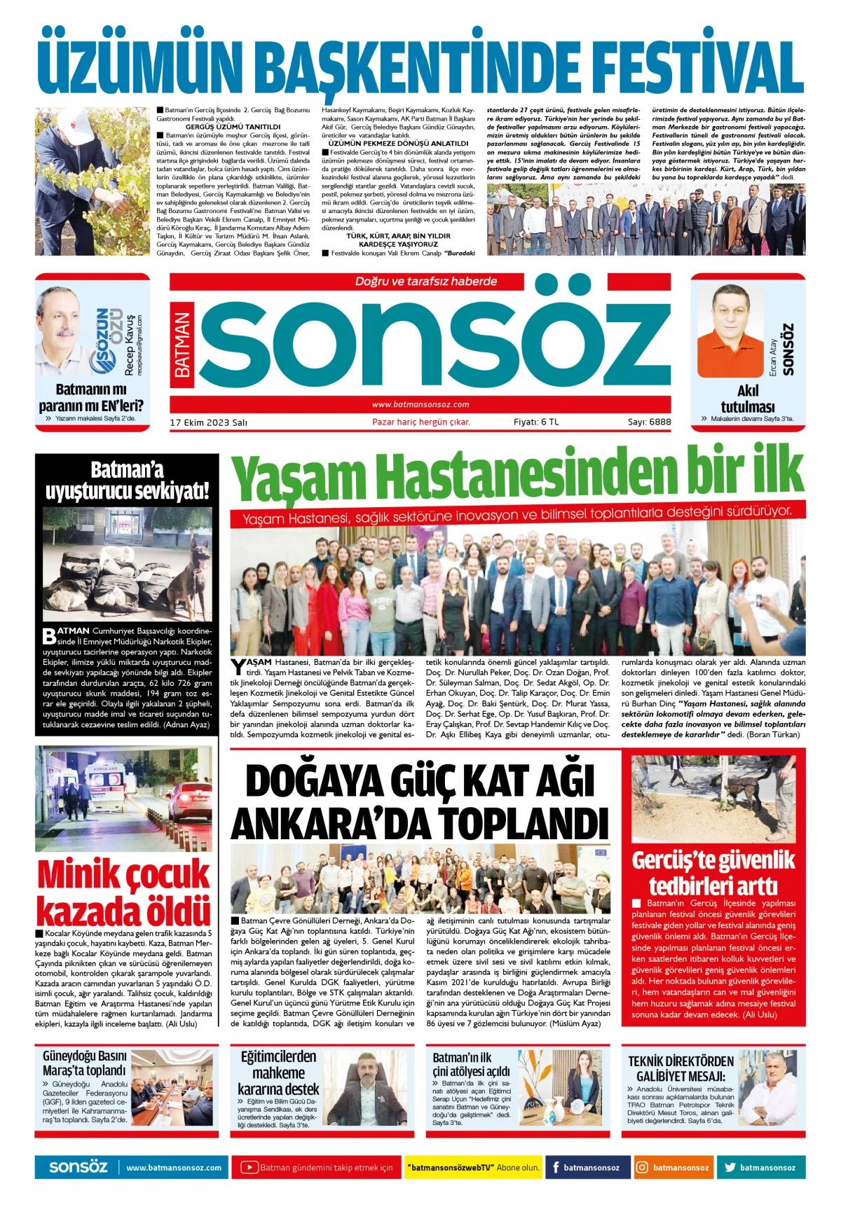 17 Ekim 2023 e-gazete