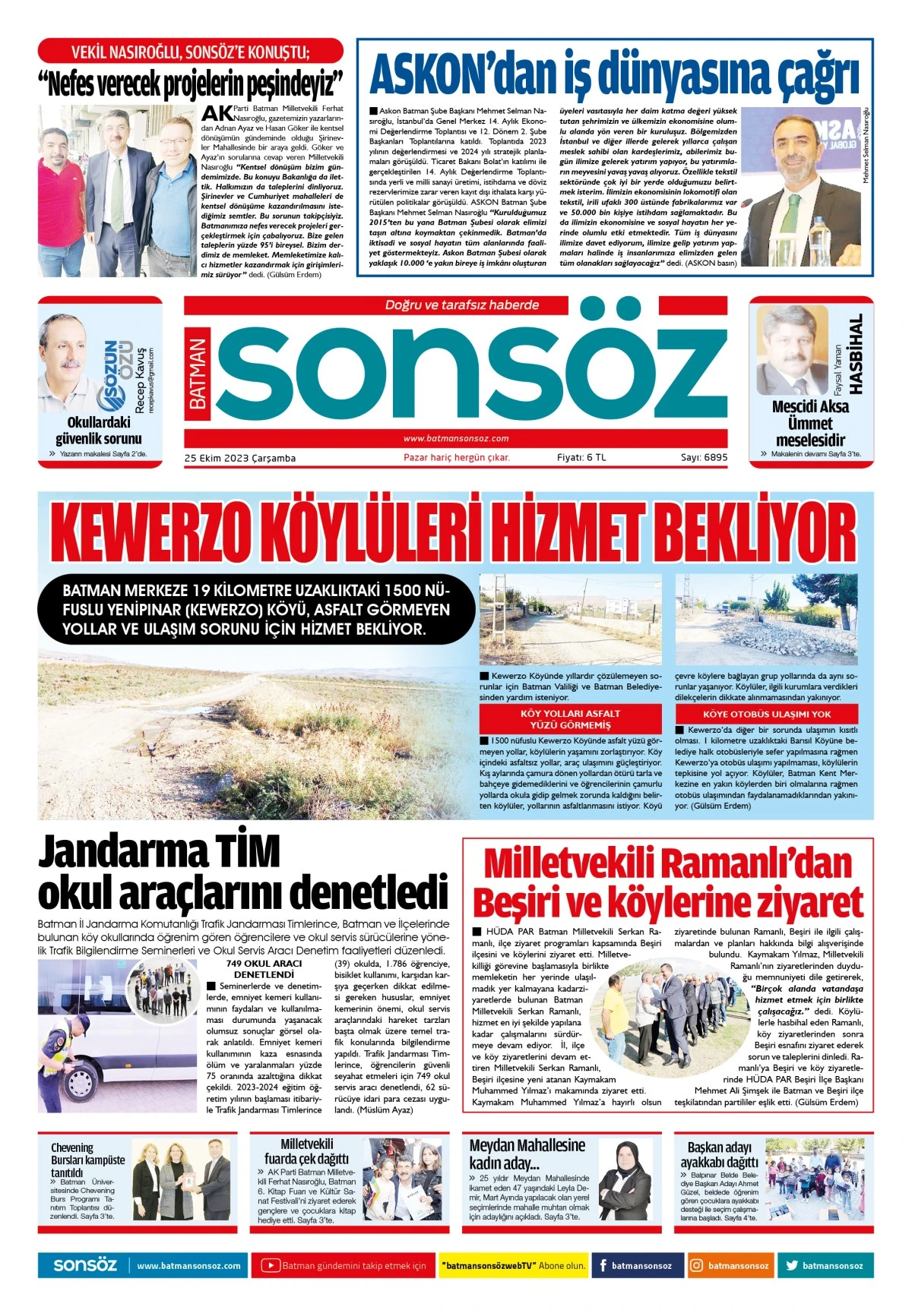 25 Ekim 2023 e-gazete