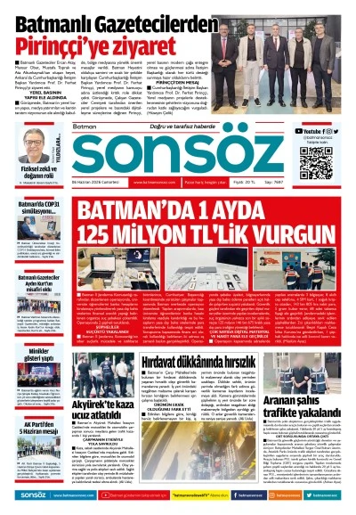 6 Haziran 2026 e-gazete