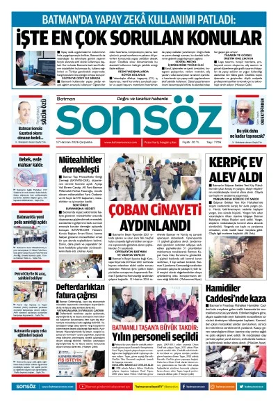 17 Haziran 2026 e-gazete