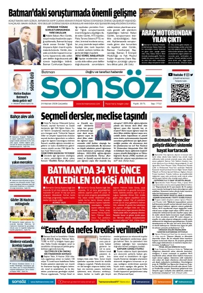 24 Haziran 2026 e-gazete