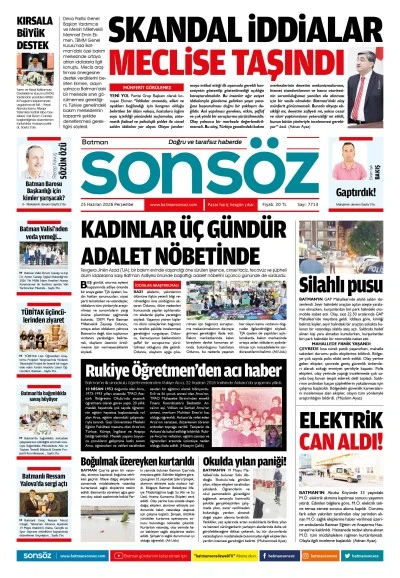 25 Haziran 2026 e-gazete