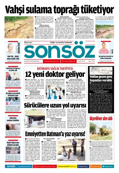 29 Haziran 2026 e-gazete