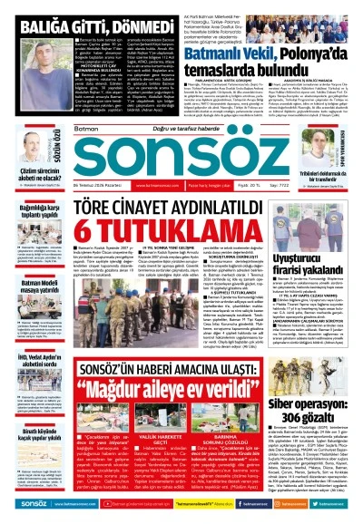 6 Temmuz 2026 e-gazete