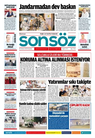 9 Temmuz 2026 e-gazete