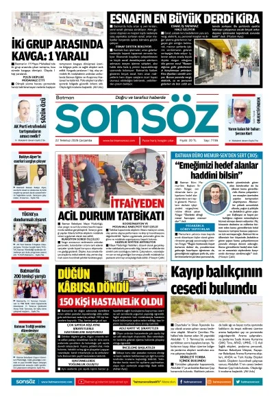 22 Temmuz 2026 e-gazete