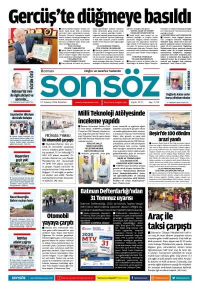 28 Temmuz 2026 e-gazete