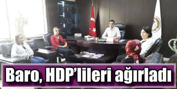 BARO, HDP’LİLERİ AĞIRLADI...