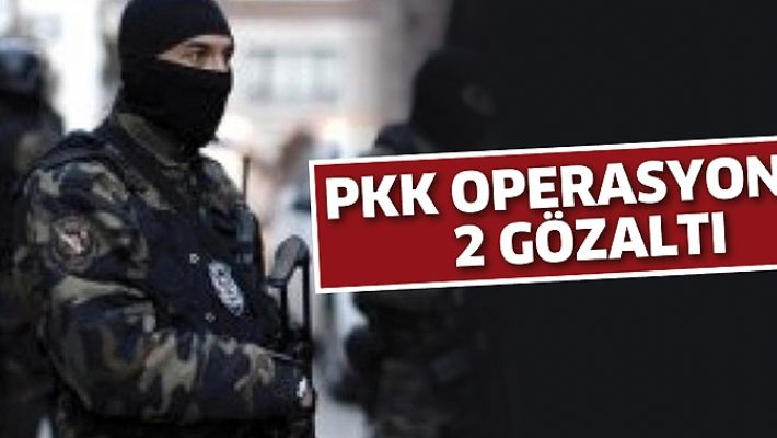 PKK OPERASYONU: 2 GÖZALTI